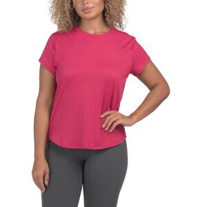 RBX Pink Jacquard Mesh Tee